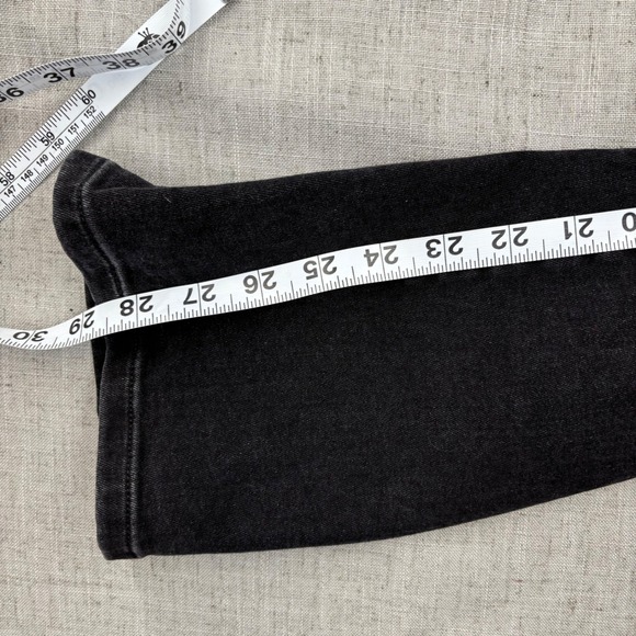 Everlane High Key Stovepipe Jeans Black Cotton High Rise Women's size 29 - Picture 11 of 11